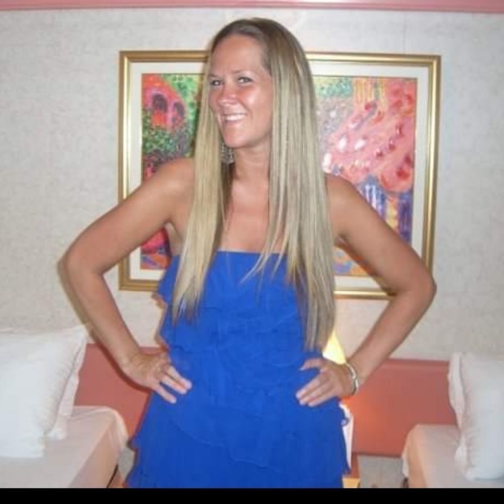 Royal blue ruffle dress - Picture 9 of 9